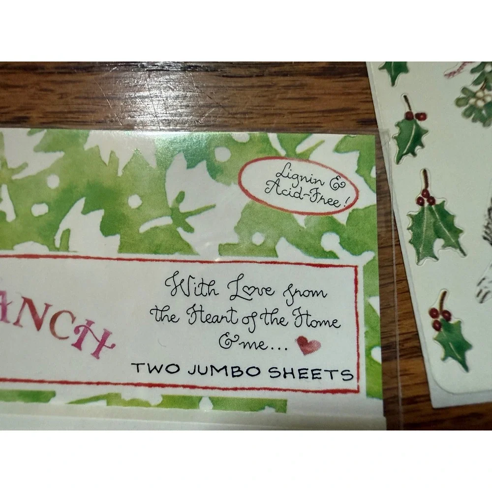 Susan Branch Scrapbook Sticker Lot Winter Holiday Baby Die Cut Sheets Acid Free